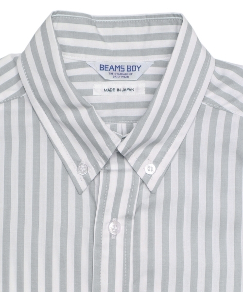 BEAMS BOY（ビームスボーイ）の「BEAMS BOY / NEW ストライプ B.Dシャツワンピース（ワンピース・レディース・グレー/ネイビー・ONE SIZE）」の19枚目の写真
