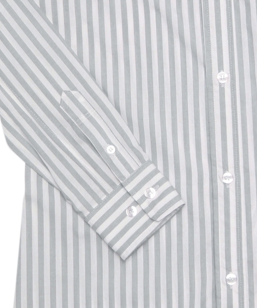 BEAMS BOY（ビームスボーイ）の「BEAMS BOY / NEW ストライプ B.Dシャツワンピース（ワンピース・レディース・グレー/ネイビー・ONE SIZE）」の20枚目の写真