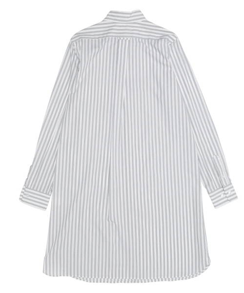 BEAMS BOY（ビームスボーイ）の「BEAMS BOY / NEW ストライプ B.Dシャツワンピース（ワンピース・レディース・グレー/ネイビー・ONE SIZE）」の12枚目の写真