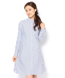 BEAMS BOY | BEAMS BOY / NEW ストライプ B.Dシャツワンピース(ワンピース)