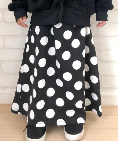 THE CASUAL（カジュアル）の「裏起毛 プリント ロングスカート キッズ（スカート・キッズ・A/B/C/D/E/F/G/H/I/J/K/L・110cm/120cm/130cm/140cm/150cm/160cm）」の13枚目の写真