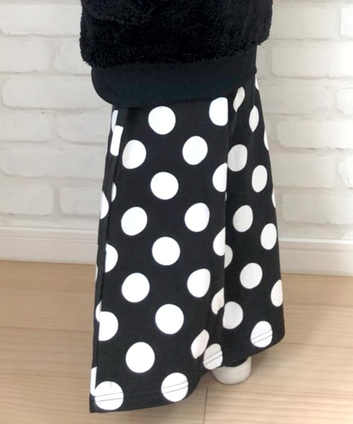 THE CASUAL（カジュアル）の「裏起毛 プリント ロングスカート キッズ（スカート・キッズ・A/B/C/D/E/F/G/H/I/J/K/L・110cm/120cm/130cm/140cm/150cm/160cm）」の14枚目の写真