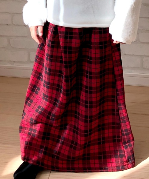 THE CASUAL（カジュアル）の「裏起毛 プリント ロングスカート キッズ（スカート・キッズ・A/B/C/D/E/F/G/H/I/J/K/L・110cm/120cm/130cm/140cm/150cm/160cm）」の15枚目の写真