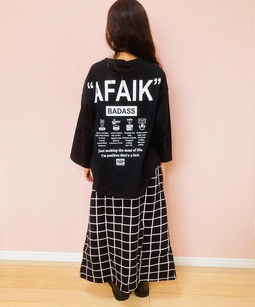 THE CASUAL（カジュアル）の「裏起毛 プリント ロングスカート キッズ（スカート・キッズ・A/B/C/D/E/F/G/H/I/J/K/L・110cm/120cm/130cm/140cm/150cm/160cm）」の19枚目の写真