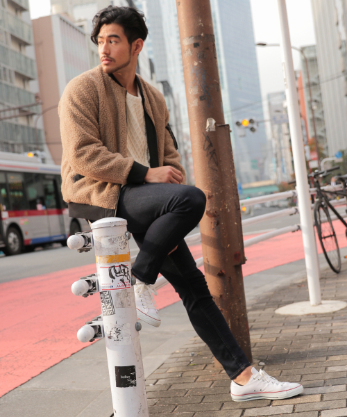 BAYFLOW（ベイフロー）の「モールケーブルプルオーバー（ニット/セーター・メンズ・ネイビー/オフホワイト/カーキ・SMALL/MEDIUM/LARGE）」の6枚目の写真