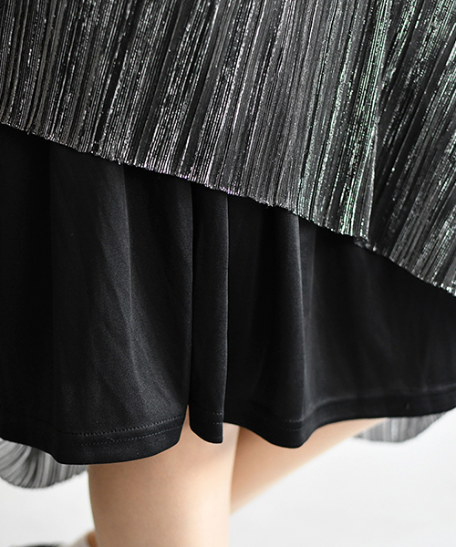 PairPair（ペアペア）の「キラキララメ細プリーツシアースカート（スカート・レディース・ブラック/ベージュ/グレー・FREE）」の20枚目の写真