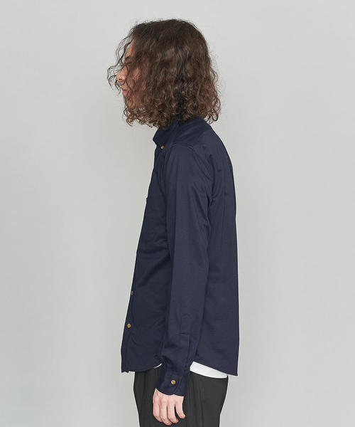 BEAUTY&YOUTH UNITED ARROWS（ビューティーアンドユースユナイテッドアローズ）の「BY カット シャンブレー ボタンダウン シャツ（シャツ/ブラウス・メンズ・ホワイト/その他1/コバルトブルー/ネイビー・X-LARGE/SMALL/LARGE/X-SMALL/MEDIUM）」の7枚目の写真