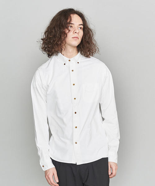 BEAUTY&YOUTH UNITED ARROWS（ビューティーアンドユースユナイテッドアローズ）の「BY カット シャンブレー ボタンダウン シャツ（シャツ/ブラウス・メンズ・ホワイト/その他1/コバルトブルー/ネイビー・X-LARGE/SMALL/LARGE/X-SMALL/MEDIUM）」の18枚目の写真