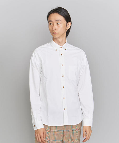 BEAUTY&YOUTH UNITED ARROWS（ビューティーアンドユースユナイテッドアローズ）の「BY カット シャンブレー ボタンダウン シャツ（シャツ/ブラウス・メンズ・ホワイト/その他1/コバルトブルー/ネイビー・X-LARGE/SMALL/LARGE/X-SMALL/MEDIUM）」の19枚目の写真