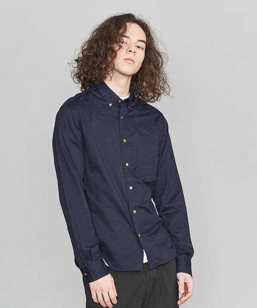 BEAUTY&YOUTH UNITED ARROWS（ビューティーアンドユースユナイテッドアローズ）の「BY カット シャンブレー ボタンダウン シャツ（シャツ/ブラウス・メンズ・ホワイト/その他1/コバルトブルー/ネイビー・X-LARGE/SMALL/LARGE/X-SMALL/MEDIUM）」の14枚目の写真