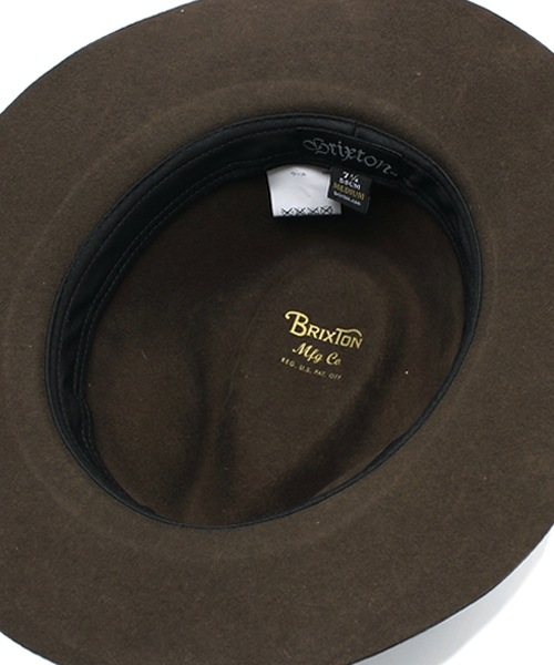 BEAMS(ビームス)の「BRIXTON / WESLEY HAT(ハット・メンズ・ブラウン・MEDIUM)」の2枚目の写真