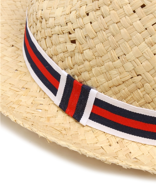 Ray BEAMS（レイビームス）の「○Ray BEAMS / リボン 中折れハット（ハット・レディース・ナチュラル/ブラウン・ONE SIZE）」の5枚目の写真