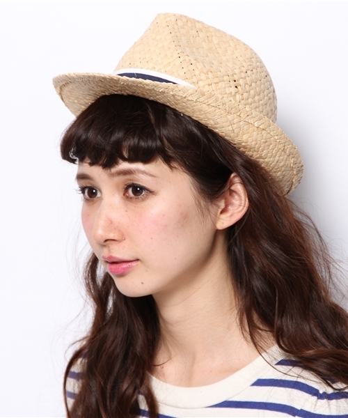 Ray BEAMS（レイビームス）の「○Ray BEAMS / リボン 中折れハット（ハット・レディース・ナチュラル/ブラウン・ONE SIZE）」の7枚目の写真