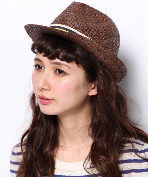 Ray BEAMS（レイビームス）の「○Ray BEAMS / リボン 中折れハット（ハット・レディース・ナチュラル/ブラウン・ONE SIZE）」の8枚目の写真