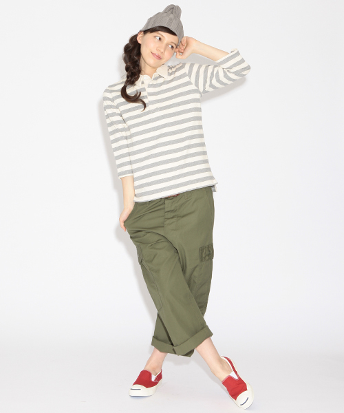 BEAMS BOY（ビームスボーイ）の「CONVERSE × BEAMS / 別注 ジャックパーセル スリッポン（スニーカー・レディース・ブラック/レッド・5/4h/4/5h）」の12枚目の写真