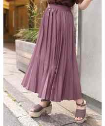 one after another NICE CLAUP | 幅広プリーツスカート(スカート)
