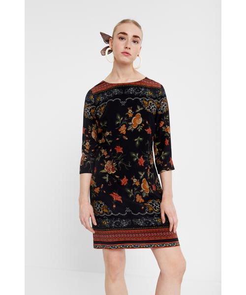 Desigual(デシグアル)の「ワンピース スリーブ PRAGA(ワンピース・レディース・ブラック・S/M/L/2L/3L/4L)」の2枚目の写真