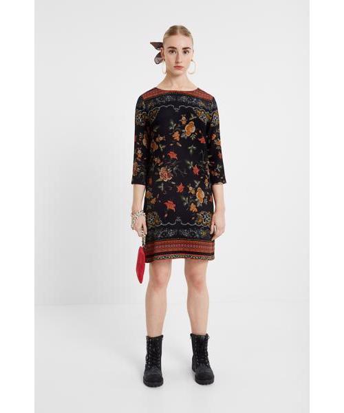 Desigual(デシグアル)の「ワンピース スリーブ PRAGA(ワンピース・レディース・ブラック・S/M/L/2L/3L/4L)」の3枚目の写真