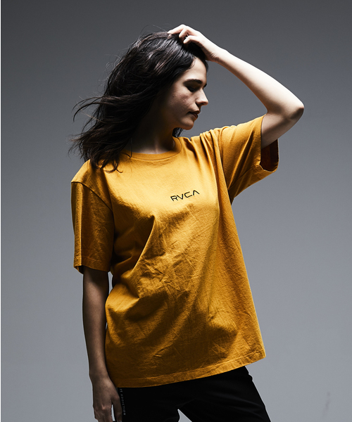 RVCA（ルーカ）の「RVCA SMALL LOGO Tシャツ（Tシャツ/カットソー・メンズ・ホワイト/ブラック/レッド/マスタード・M/L）」の14枚目の写真