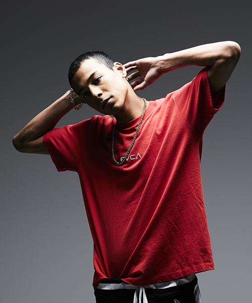 RVCA（ルーカ）の「RVCA SMALL LOGO Tシャツ（Tシャツ/カットソー・メンズ・ホワイト/ブラック/レッド/マスタード・M/L）」の13枚目の写真