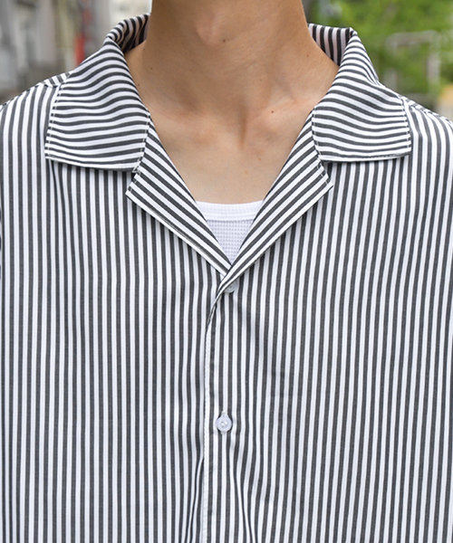 kutir（クティール）の「フラップポケットオープンカラーシャツ（シャツ/ブラウス・メンズ・ホワイト/チャコールグレー/ブラック/オフホワイト/ベージュ・MEDIUM/LARGE）」の20枚目の写真