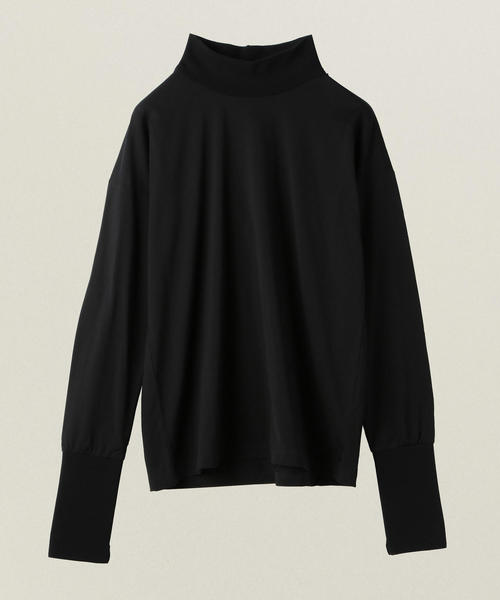 ASTRAET（アストラット）の「ASTRAET（アストラット）ハイネック ロングスリーブ プルオーバー（Tシャツ/カットソー・レディース・ホワイト/ブラウン/ブラック・FREE）」の10枚目の写真