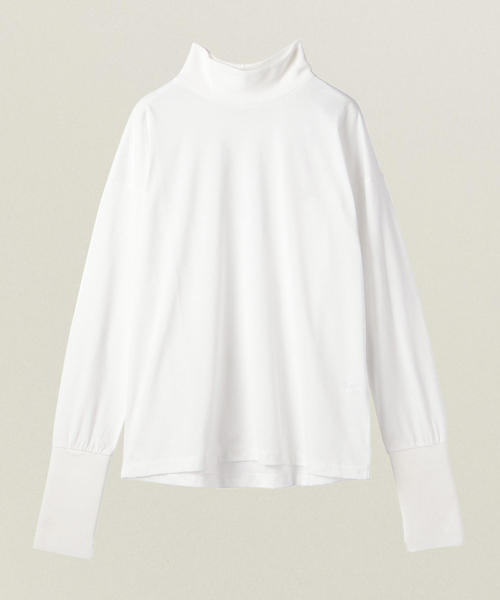 ASTRAET（アストラット）の「ASTRAET（アストラット）ハイネック ロングスリーブ プルオーバー（Tシャツ/カットソー・レディース・ホワイト/ブラウン/ブラック・FREE）」の11枚目の写真