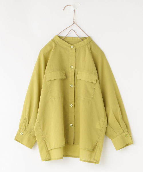 LOWRYS FARM(ローリーズファーム)の「CPOシャツ 844043(シャツ/ブラウス・キッズ・ブラウン/イエロー/アイボリー・110/120/130)」の3枚目の写真