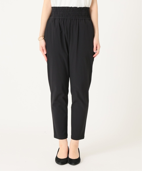 タグ付き未使用　ジャーナルスタンダード　ナイロンストレッチパンツ　万能パンツ　黒 セール】《WEB限定》JS+eナイロンストレッチパンツ3（その他