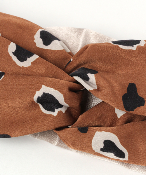 GLOBAL WORK（グローバルワーク）の「ガラターバンFW/856087（ヘアバンド・レディース・ホワイト/ブラウン/ネイビー/ダークブルー・FREE）」の7枚目の写真