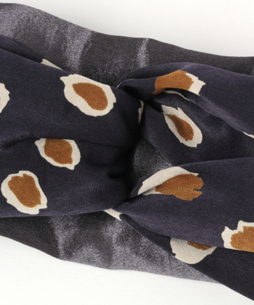 GLOBAL WORK（グローバルワーク）の「ガラターバンFW/856087（ヘアバンド・レディース・ホワイト/ブラウン/ネイビー/ダークブルー・FREE）」の11枚目の写真