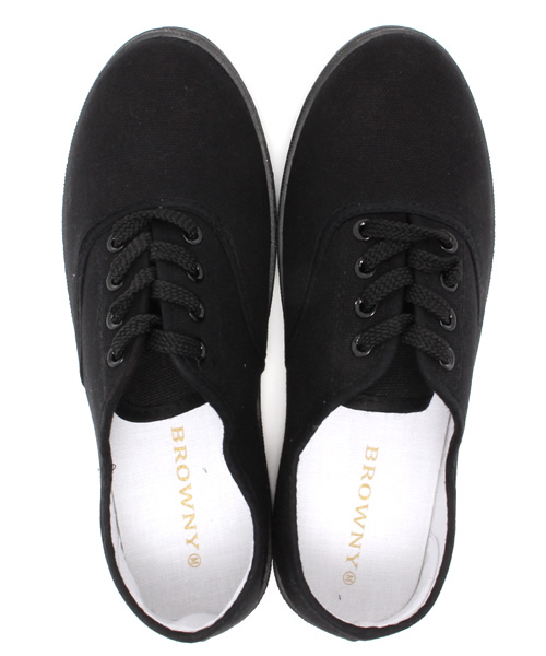 WEGO（ウィゴー）の「WEGO/キャンバススニーカー（スニーカー・レディース・ホワイト/ブラック/グリーン/パープル/ピンク/ダークグリーン/ネイビー/ワイン・23.5/24.5）」の9枚目の写真