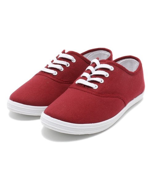 WEGO（ウィゴー）の「WEGO/キャンバススニーカー（スニーカー・レディース・ホワイト/ブラック/グリーン/パープル/ピンク/ダークグリーン/ネイビー/ワイン・23.5/24.5）」の19枚目の写真