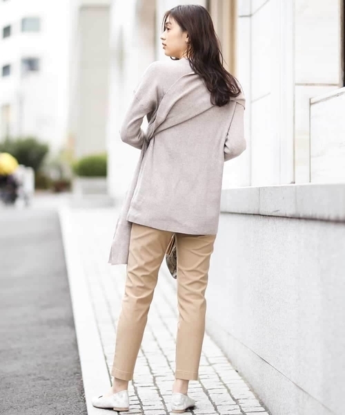 a.v.v（アーヴェヴェ）の「【洗える/WEB限定】ウエストサッシュニット（ニット/セーター・レディース・ベージュ/アイボリー・40/38/42/36/34）」の19枚目の写真