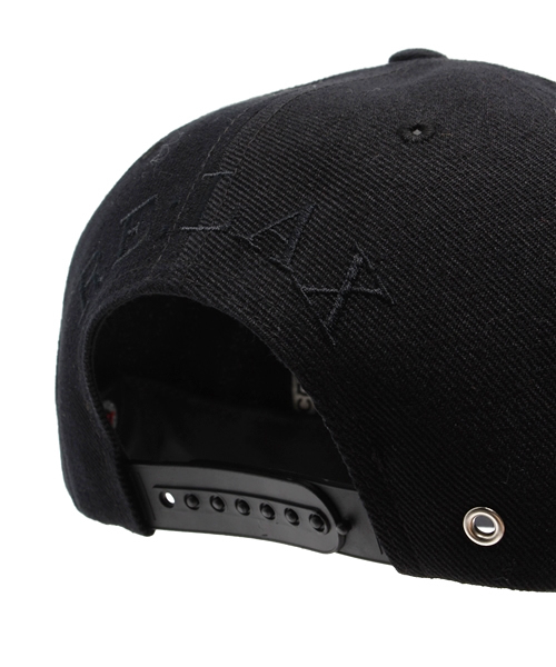 WHO'S WHO gallery（フーズフーギャラリー）の「【RE:LAX】Lux Cap（キャップ・メンズ・ブラック・FREE）」の3枚目の写真