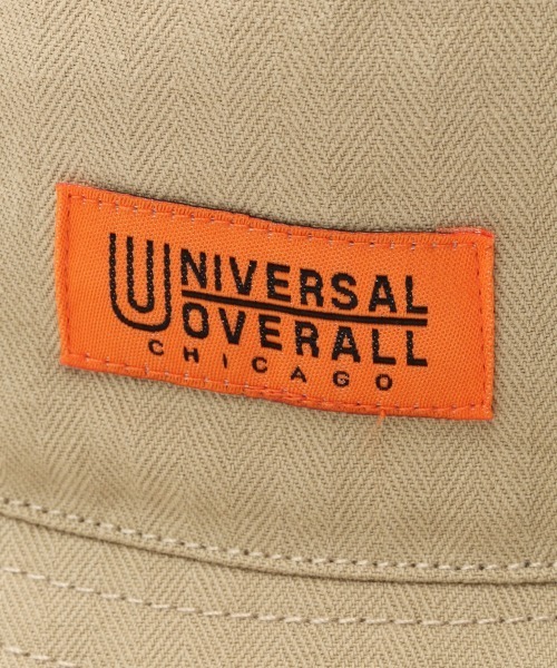 UNIVERSAL OVERALL(ユニバーサルオーバーオール)の「【UNIVERSAL OVERALL(ユニバーサルオーバーオール)】別注ヘリンボーンバケットハット(ハット・メンズ・ブラック/ベージュ/クリアブルー・FREE)」の13枚目の写真