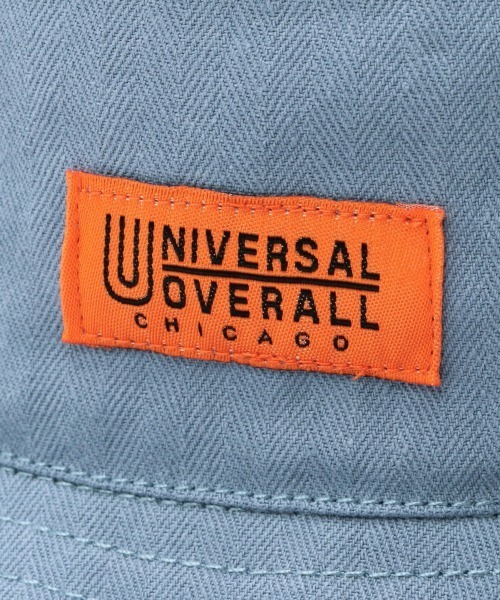 UNIVERSAL OVERALL(ユニバーサルオーバーオール)の「【UNIVERSAL OVERALL(ユニバーサルオーバーオール)】別注ヘリンボーンバケットハット(ハット・メンズ・ブラック/ベージュ/クリアブルー・FREE)」の14枚目の写真