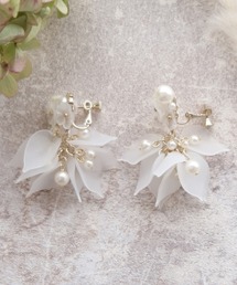 【Cupid Heart】結婚式アクセサリー ペタルイヤリング