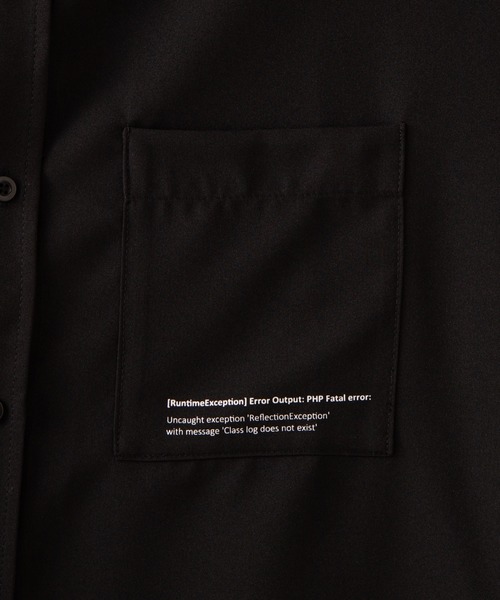 WEGO（ウィゴー）の「WEGO/ロゴプリントビッグシルエットシャツ（シャツ/ブラウス・メンズ・ホワイト/ブラック/グリーン系その他・MEDIUM/LARGE）」の19枚目の写真