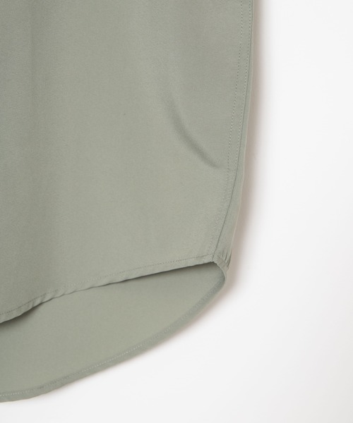 WEGO（ウィゴー）の「WEGO/ロゴプリントビッグシルエットシャツ（シャツ/ブラウス・メンズ・ホワイト/ブラック/グリーン系その他・MEDIUM/LARGE）」の16枚目の写真