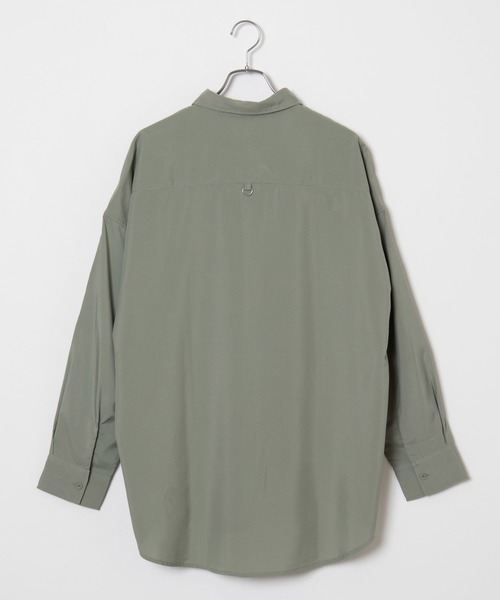 WEGO（ウィゴー）の「WEGO/ロゴプリントビッグシルエットシャツ（シャツ/ブラウス・メンズ・ホワイト/ブラック/グリーン系その他・MEDIUM/LARGE）」の12枚目の写真