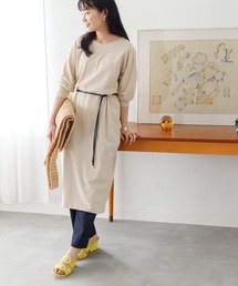 ADAM ET ROPE' | ベルトつき2WAYラップワンピース(ワンピース)