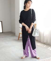 ADAM ET ROPE' | ベルトつき2WAYラップワンピース(ワンピース)