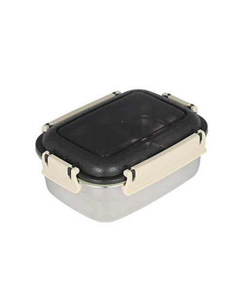 DULTON（ダルトン）の「SS FOOD CONTAINER RECTANGLE M /フード コンテナ レクタングル M（お弁当箱・メンズ・ベージュ/グリーン/スモーク・FREE）」の2枚目の写真
