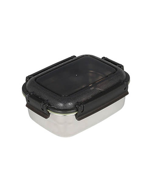 DULTON（ダルトン）の「SS FOOD CONTAINER RECTANGLE M /フード コンテナ レクタングル M（お弁当箱・メンズ・ベージュ/グリーン/スモーク・FREE）」の3枚目の写真