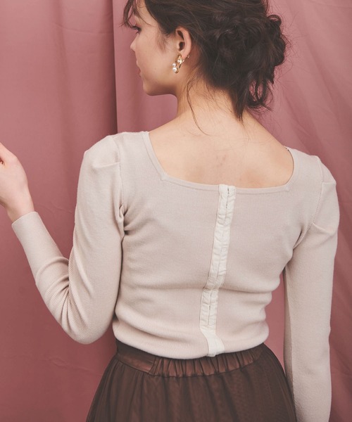 トップス２ｗａｙコルセットリブニット ニット セーター Noela ノエラ のファッション