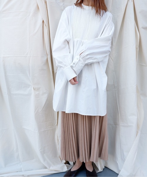 sakishimatokyo（サキシマトーキョー）の「【ZOZO限定】サキシマamp 「スエードプリーツスカート」（スカート・レディース・ホワイト/ベージュ・FREE）」の10枚目の写真