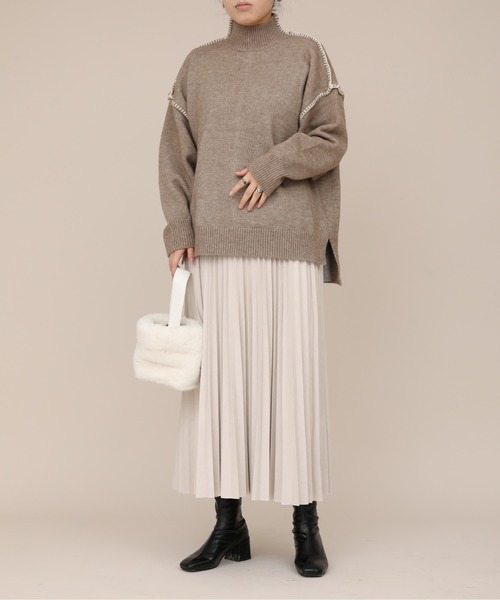 sakishimatokyo（サキシマトーキョー）の「【ZOZO限定】サキシマamp 「スエードプリーツスカート」（スカート・レディース・ホワイト/ベージュ・FREE）」の12枚目の写真