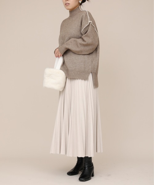 sakishimatokyo（サキシマトーキョー）の「【ZOZO限定】サキシマamp 「スエードプリーツスカート」（スカート・レディース・ホワイト/ベージュ・FREE）」の13枚目の写真