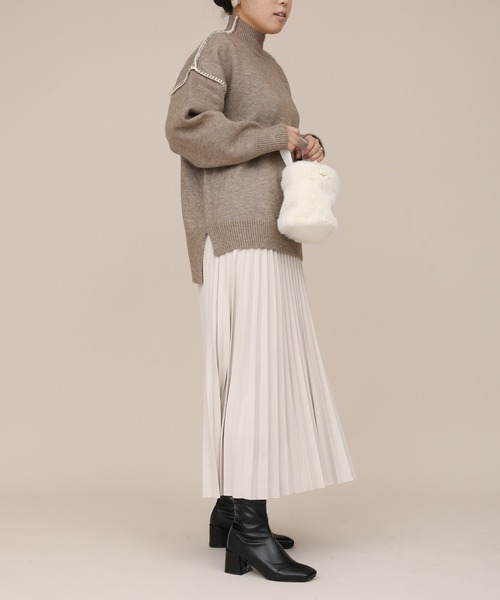 sakishimatokyo（サキシマトーキョー）の「【ZOZO限定】サキシマamp 「スエードプリーツスカート」（スカート・レディース・ホワイト/ベージュ・FREE）」の15枚目の写真